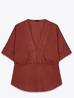 ZARA Linen Top